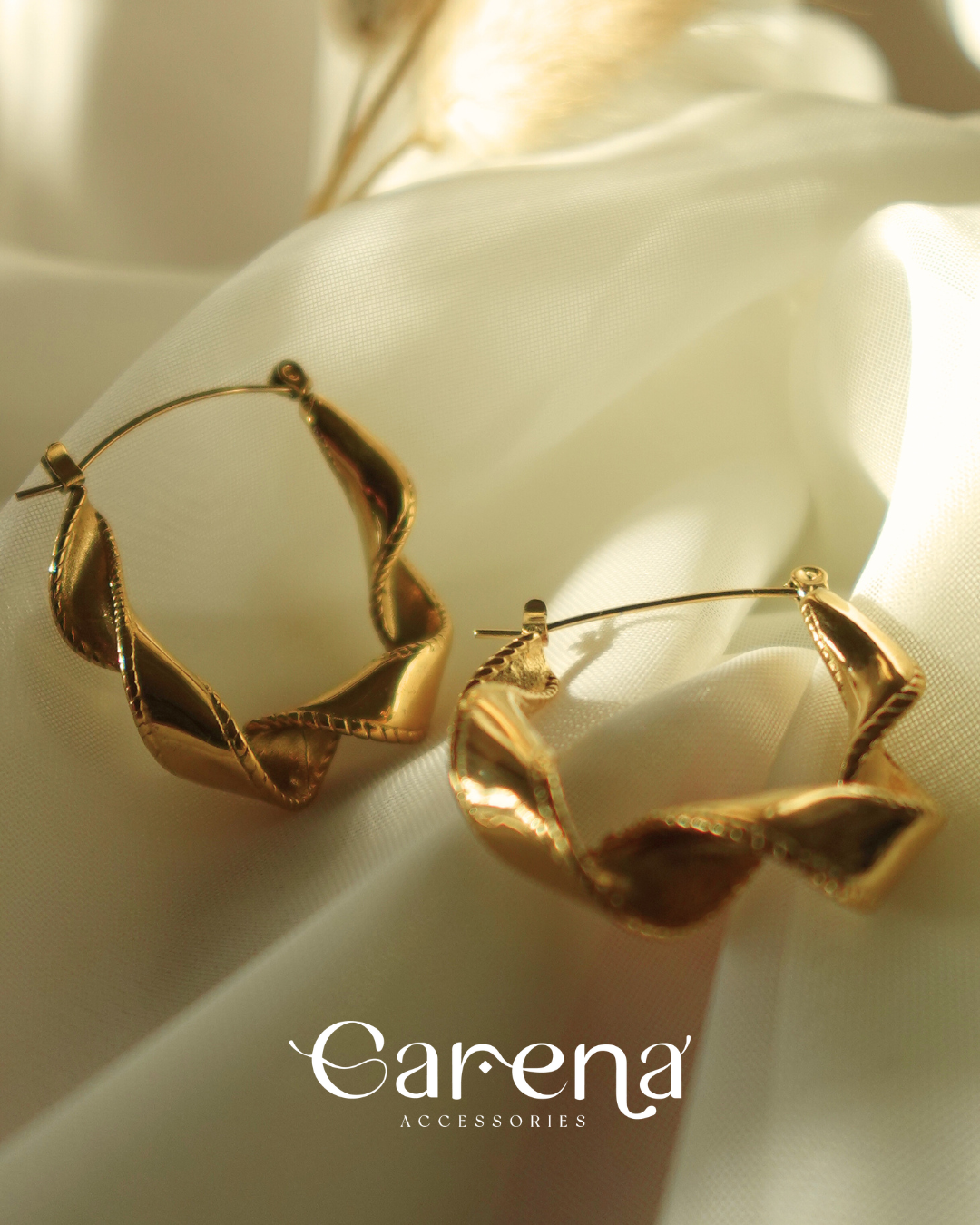 Athena Twist Hoops