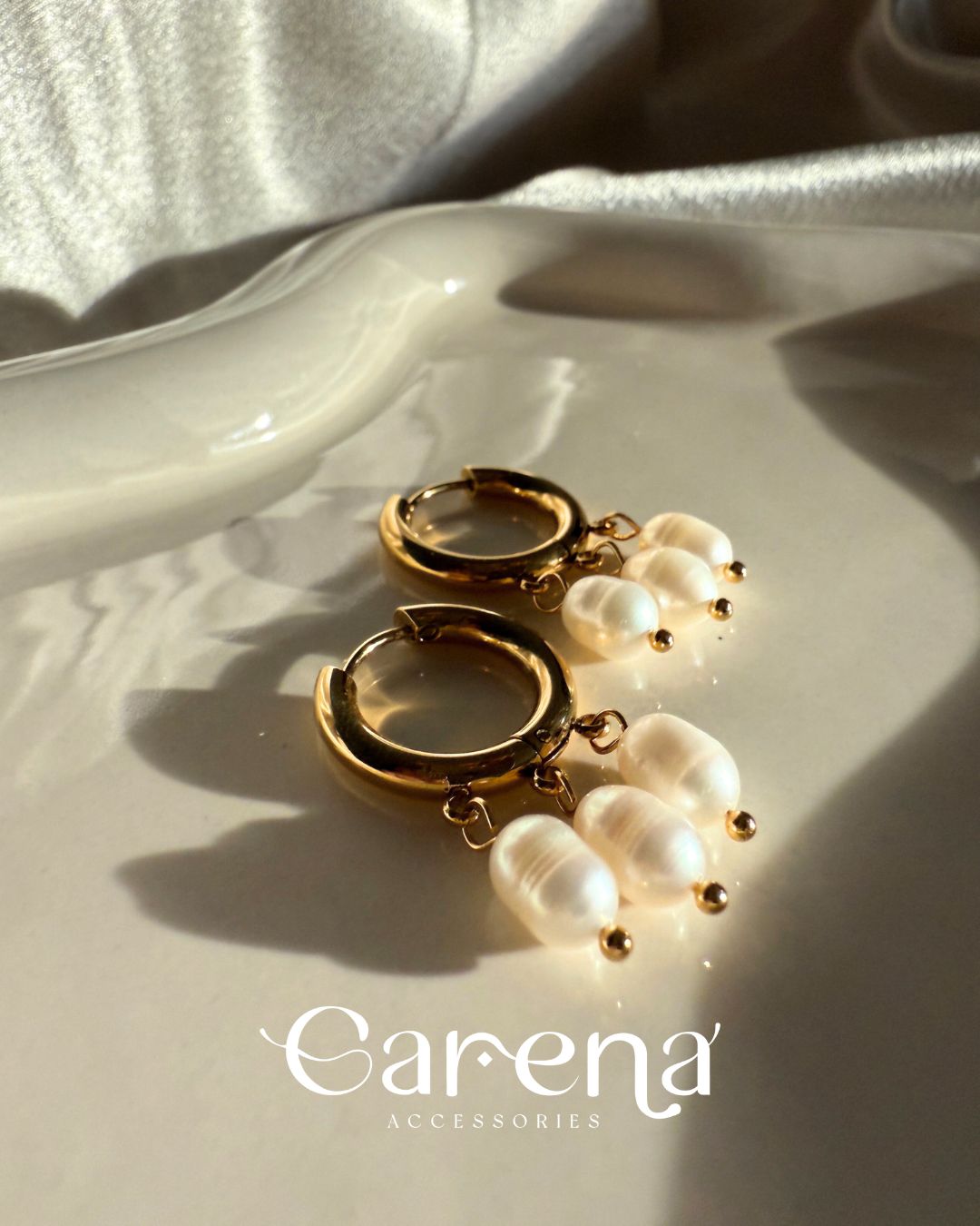 Eternal Shore Pearl Earrings