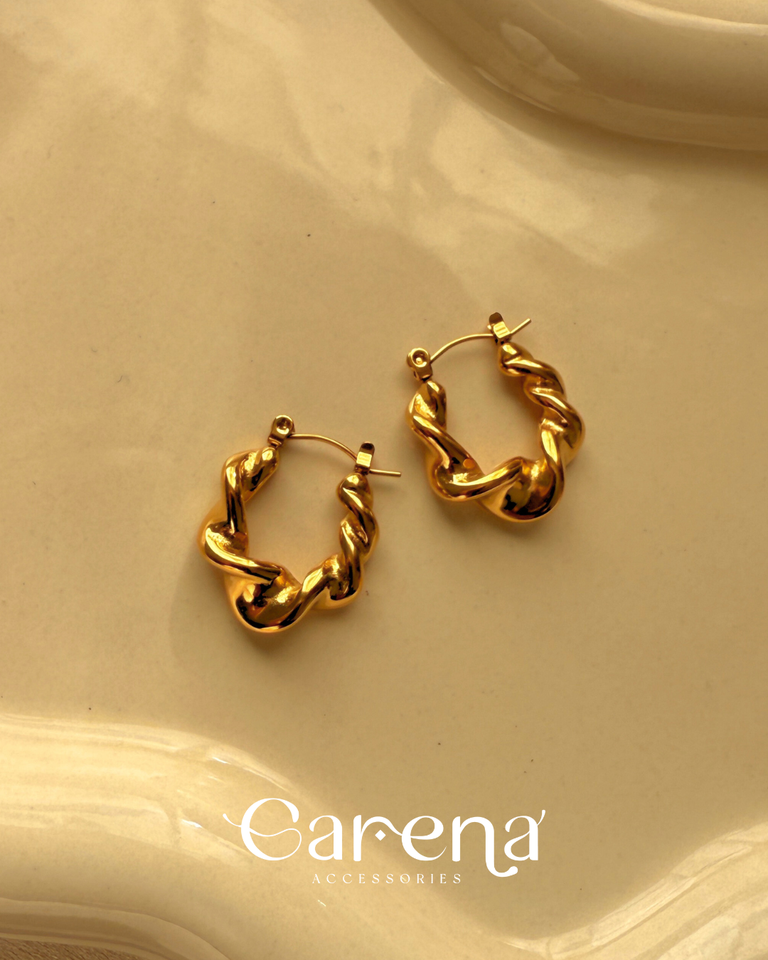 Aura Loop Hoop Earrings