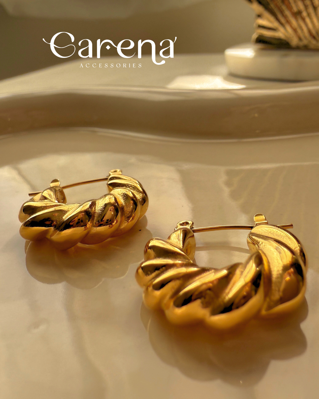 Halo Loop Hoop Earrings