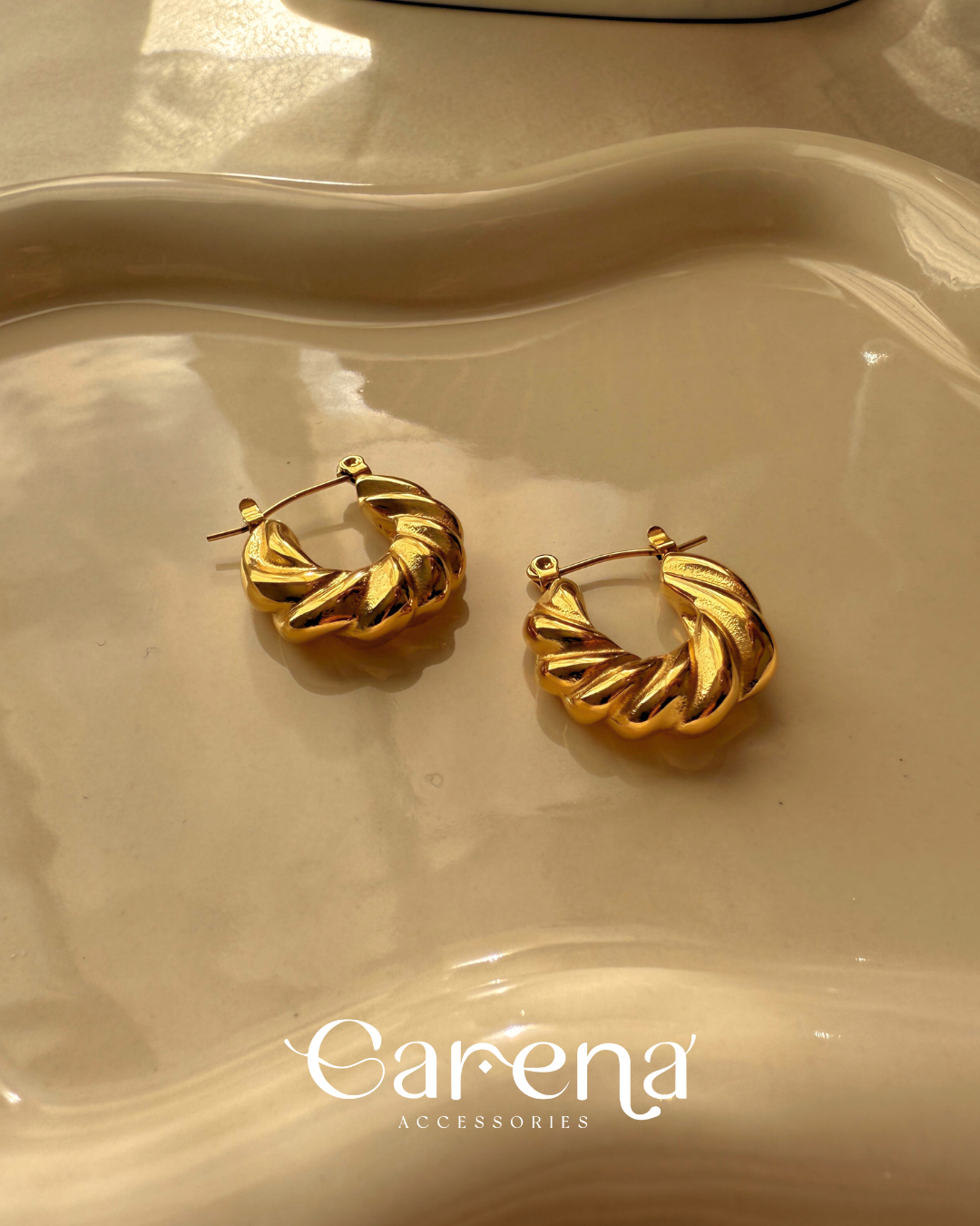 Halo Loop Hoop Earrings