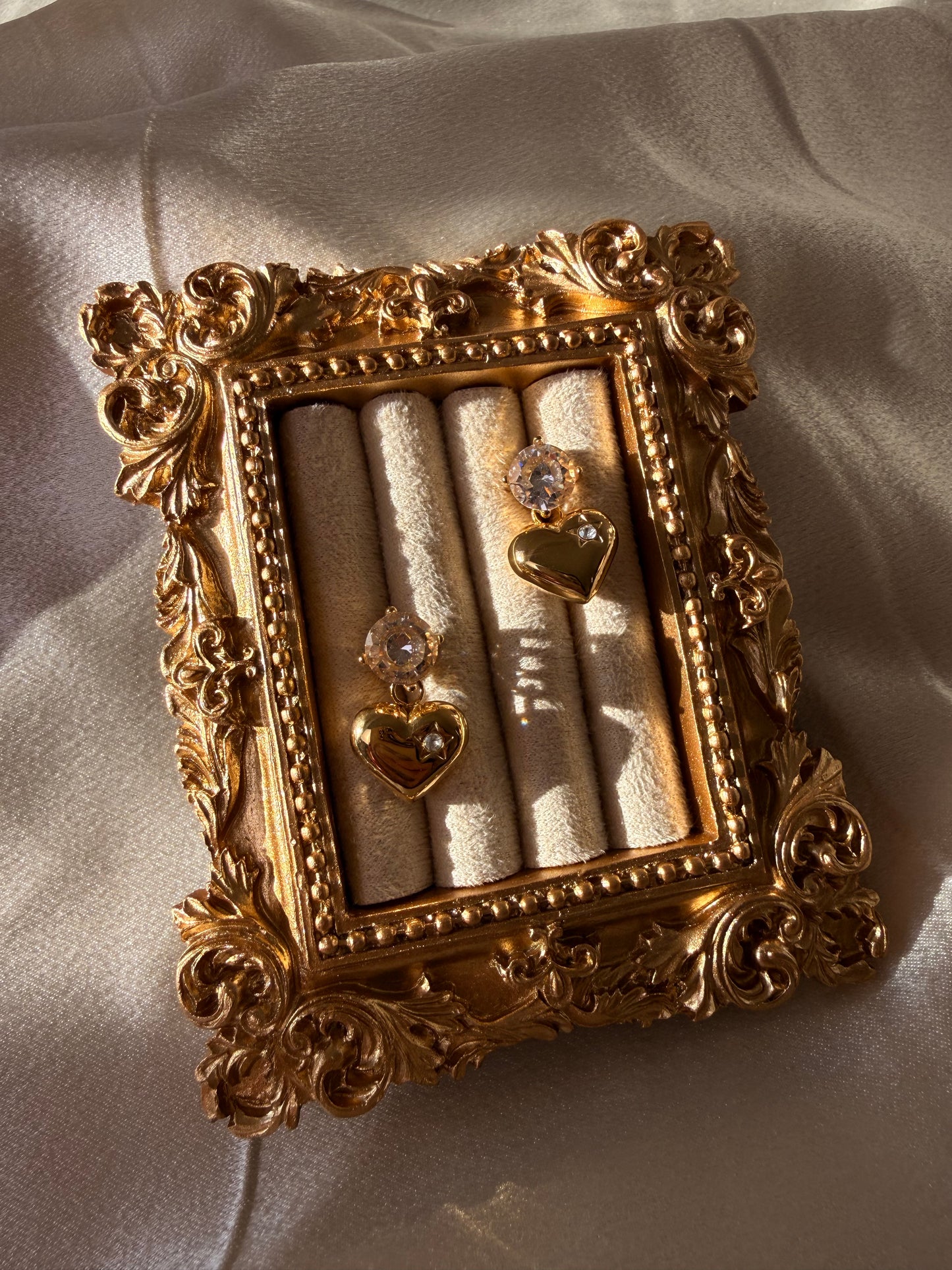 Heart of glass Earrings