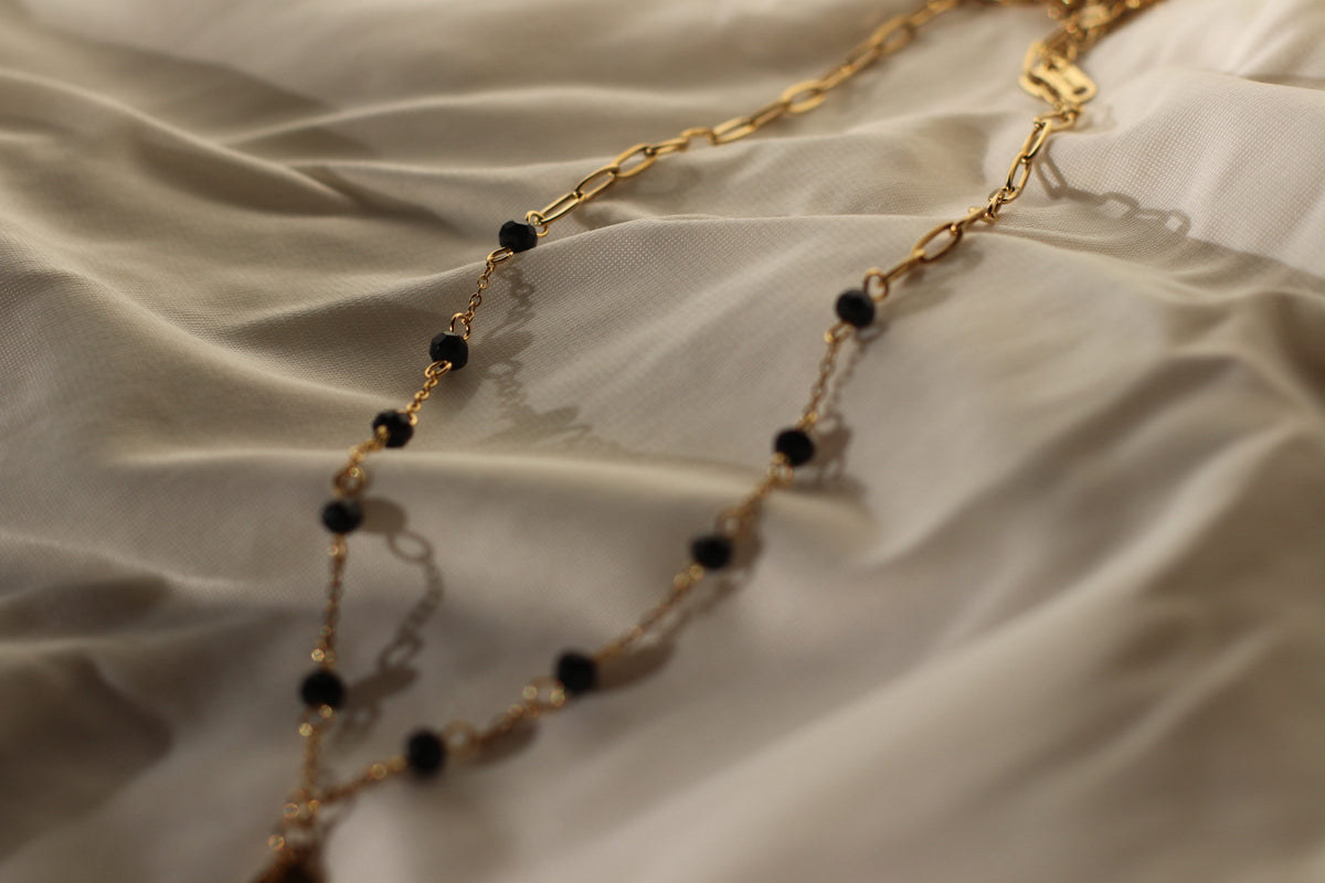 Midnight Cross Necklace