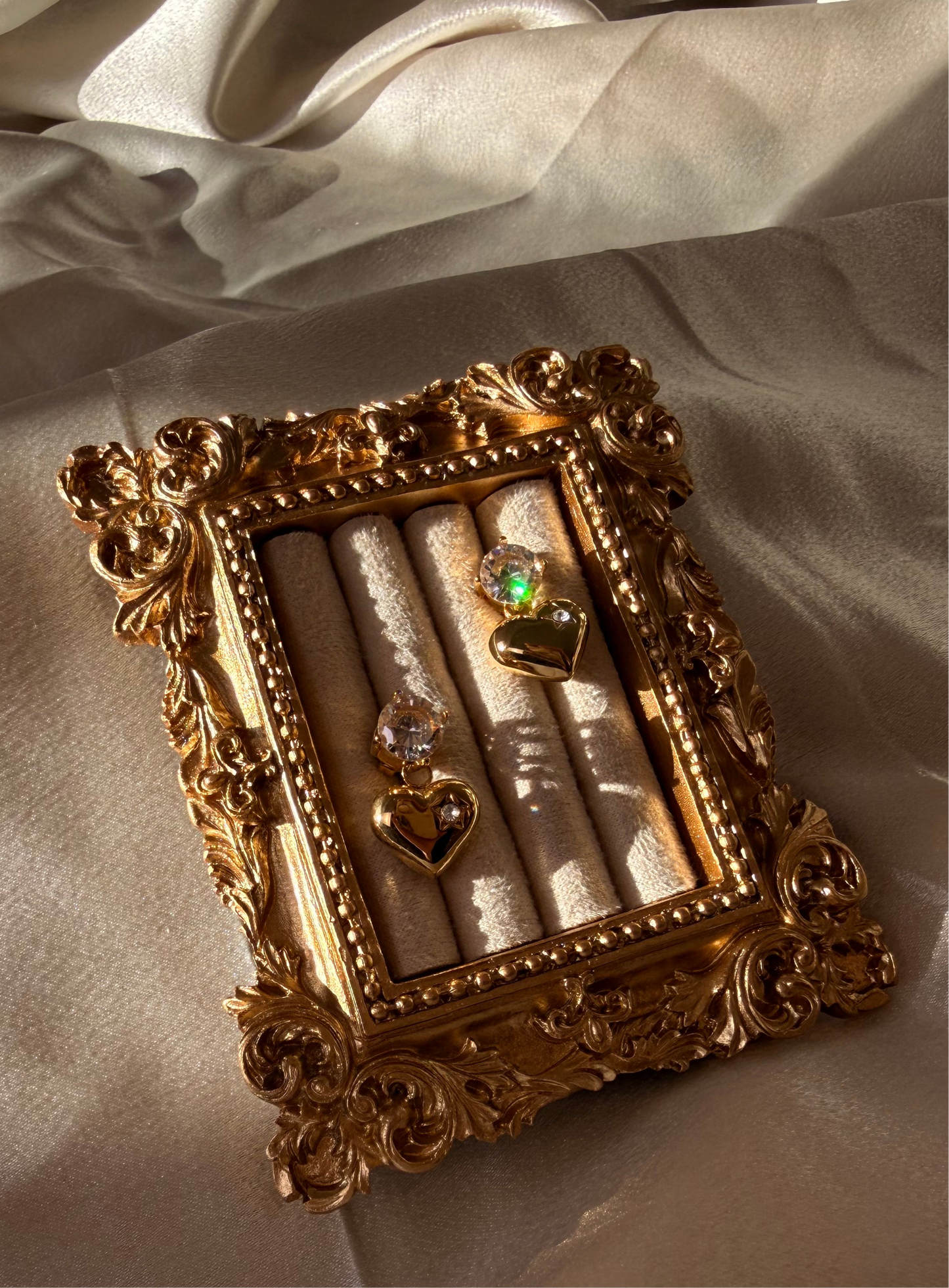 Heart of glass Earrings