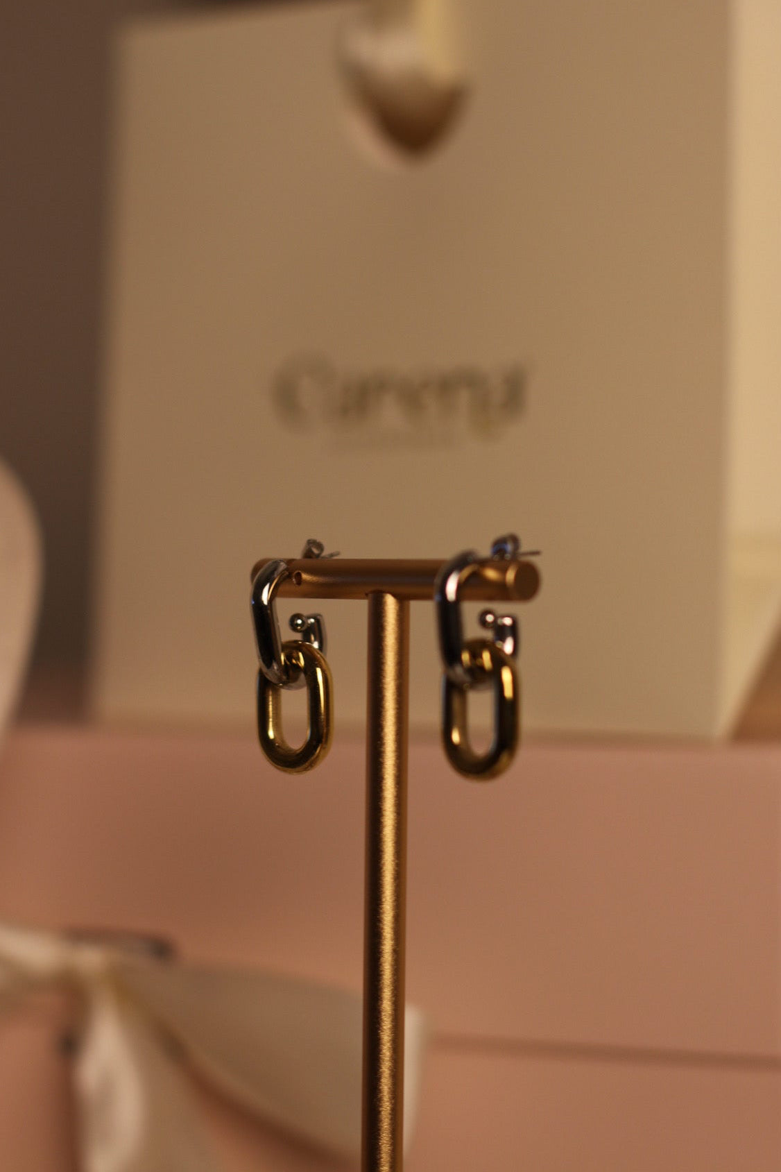 Seraphina Two-Tone Earrings