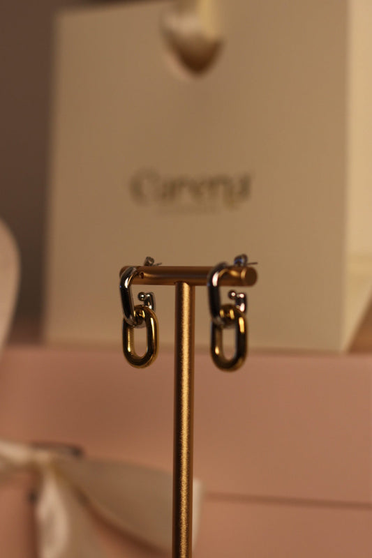 Seraphina Two-Tone Earrings