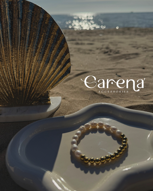 Golden Pearls Bracelet