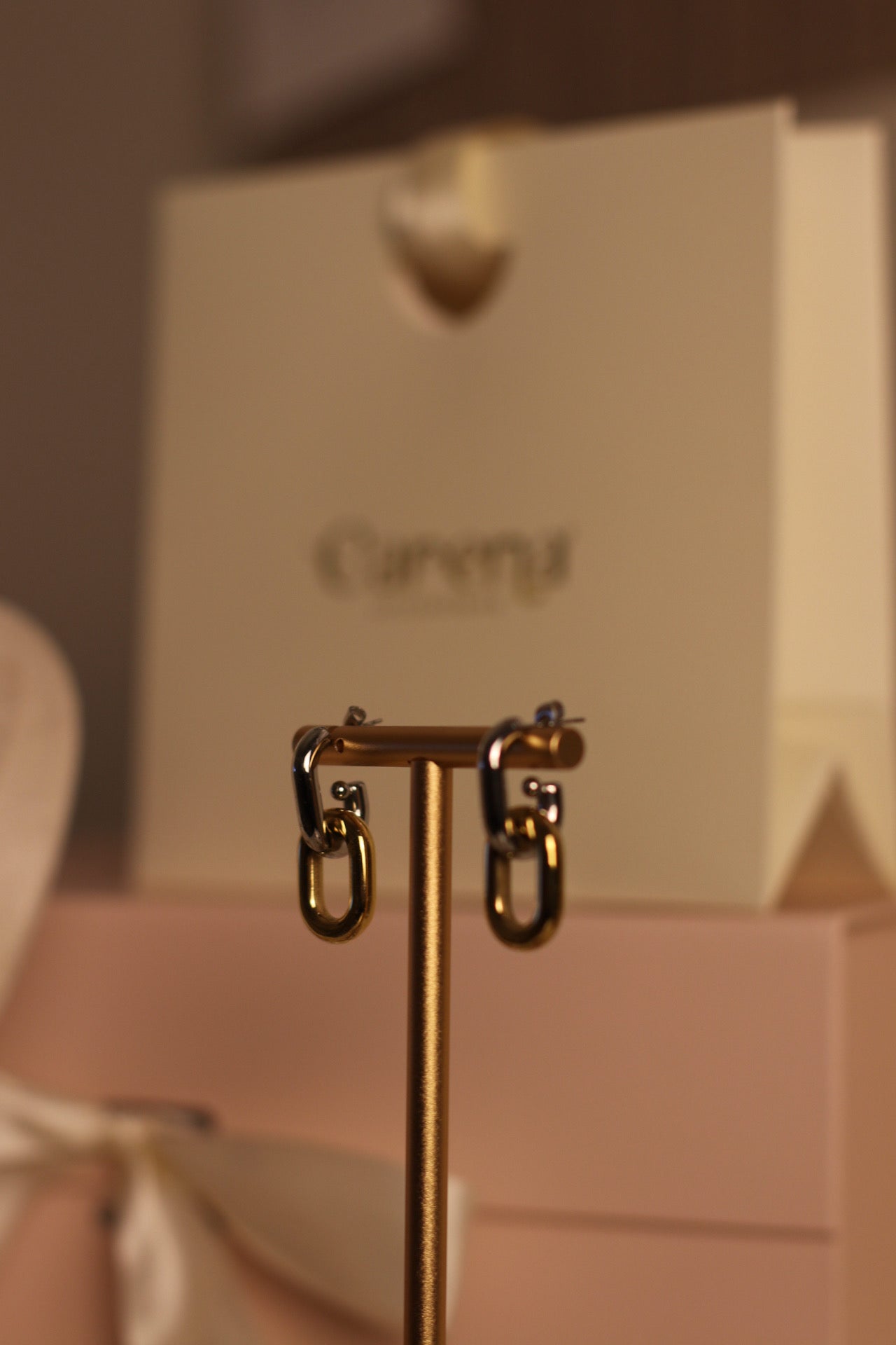Seraphina Two-Tone Earrings
