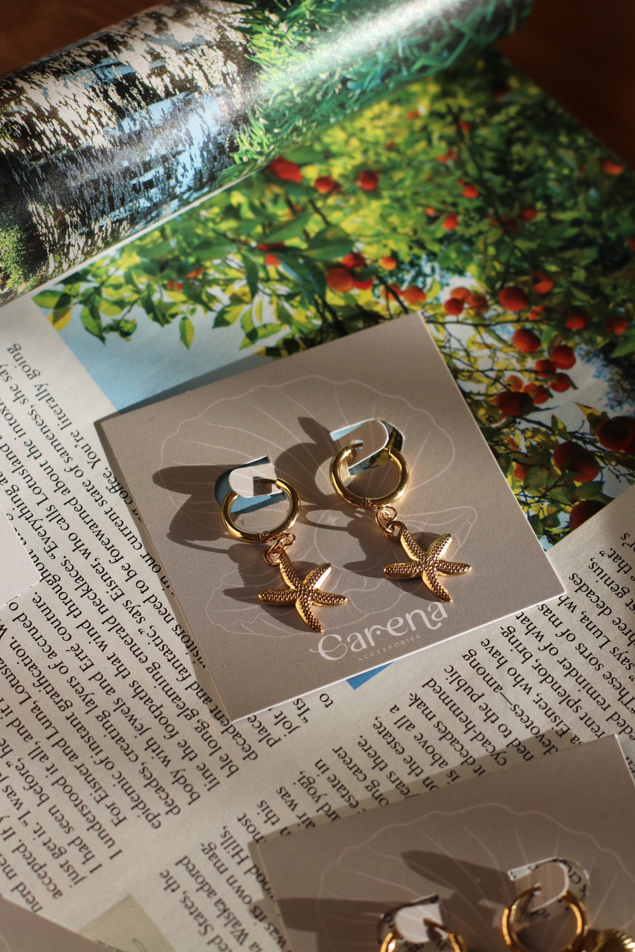 Starfish earrings